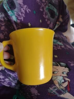 Bright Yellow Ceramic Coffee Mugs